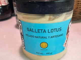 helado de galletas lotus