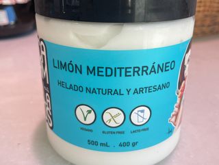 Helado de limón