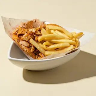 16. Doner Kebab Carn I Patatas Fregides
