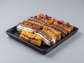 Churros rellenos de  Nutella