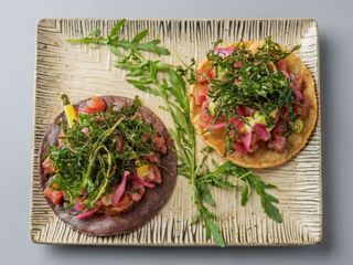 TACOS CRUJIENTES DE ATUN X2