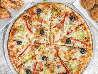 Pizza kebab especial