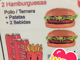 2 hamburguesas