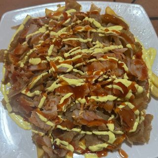 Plato mixto(pollo y ternera) 