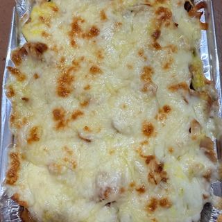 Plato gratinado de pollo 