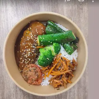 Pollo Teriyaky arroz (450g)