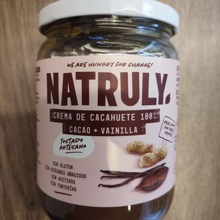 Crema cacahuete cacao y vainilla (500g)