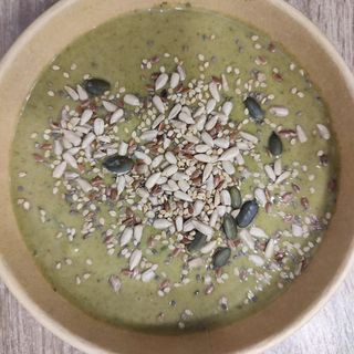 Crema calabacín, puerro, albahaca ( 250g)