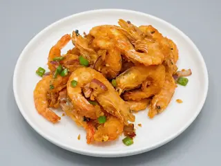 Gambas Con Pimiento 椒盐大虾