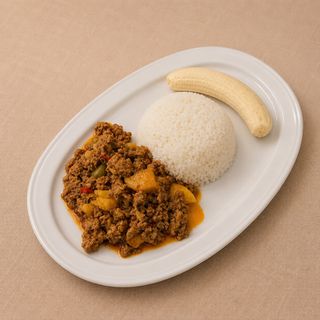 Menú Infantil Picadillo A La Habanera