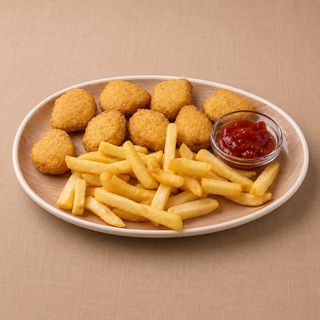 Menú Infantil Nuggets De Pollo (8 Uds.)