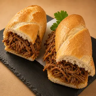 Bocadillo De Carne Mechada