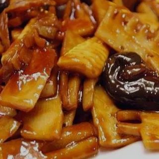 #47:Bambú y setas salteadas