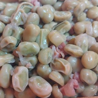 Habas con jamón
