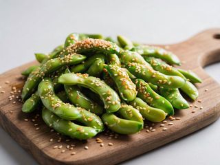 Edamame Al Aceite De Sésamo Vegano Y Vegetariano
