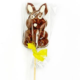 Piruleta chocolate conejito