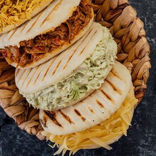 Arepa de carne molida