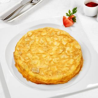 Tortilla Entera con Cebolla
