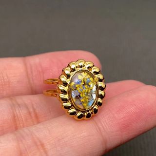 Anillo jardín dorado