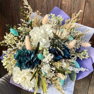 Ramon preservado azul y blanco