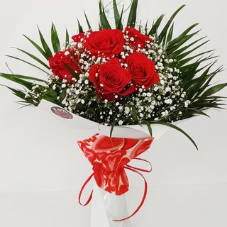 Ramo de 6 Rosas Rojas
