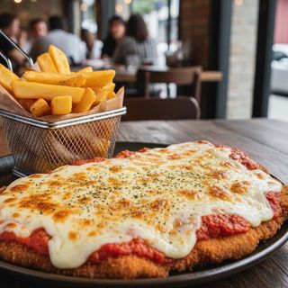 Milanesa De Ternera Napolitana