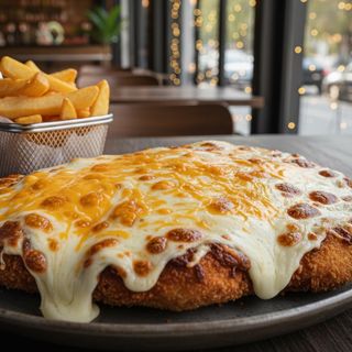 Milanesa De Ternera A Los 4 Quesos