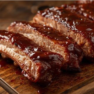 Costillas de cerdo a la barbacoa