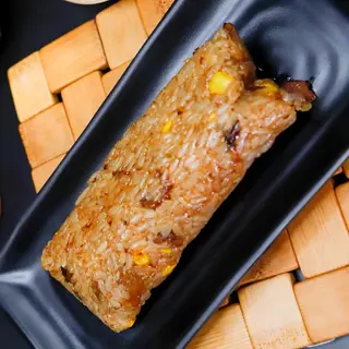 Arroz de cerdo con champiñones