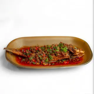 Lubina al Estilo Seco y Picante - 干烧鱼