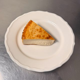 Tarta de queso de torrija · Porción