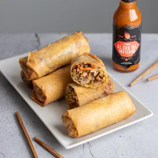 Rollitos de carne picada
