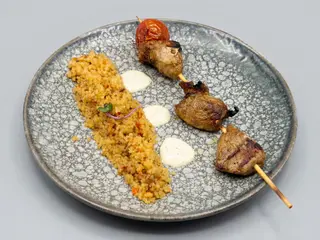 Brocheta de cordero