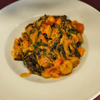 Fettuccine nero Diavola