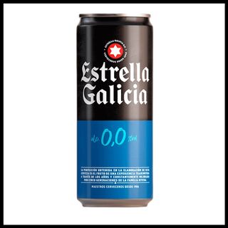 Cerveza Estrella Galicia 0,0 Lata 33cl.