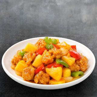 Pollo con piña