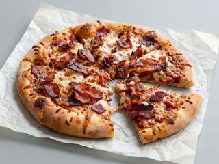 Pizza tartufo y bacón