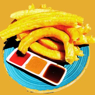 Churros con siropes individuales