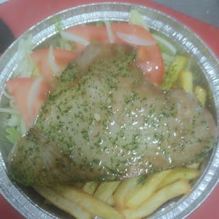 Plato de atún a la plancha