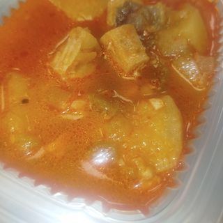 Marmitako de atún y merluza