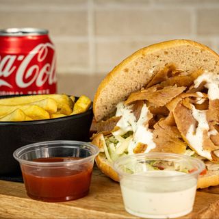 Menú Kebab Pan Pita (Turco)