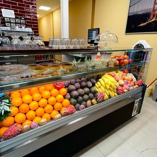 Zumo de aguacate con naranja