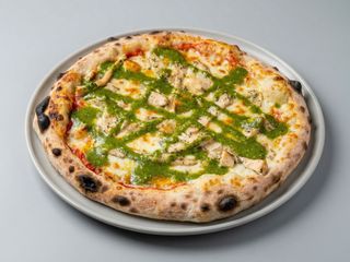 Pizza Speciali De Pollo Pesto
