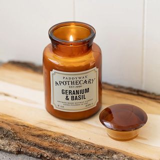Geranium & Basil – Vela de Soya con Geranios y Albahaca