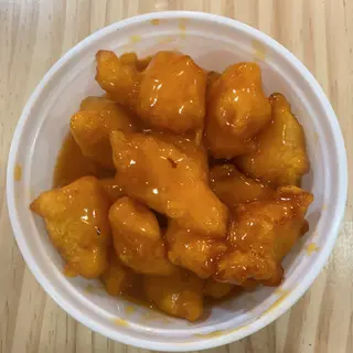 55. Pollo agridulce