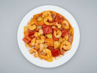 63. Gambas picantes
