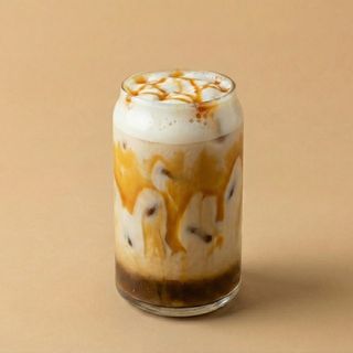 Creamy Caramel Iced Latte