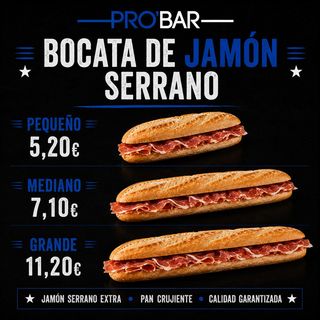 Bocata de Jamón Serrano