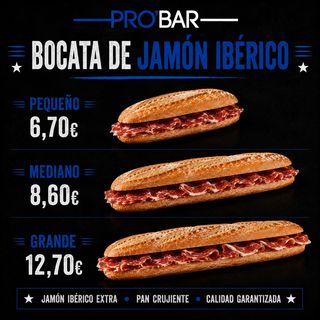 Bocata de Jamón Iberico