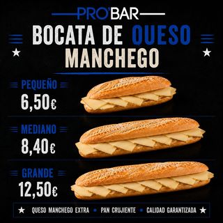 Bocata de Queso Manchego